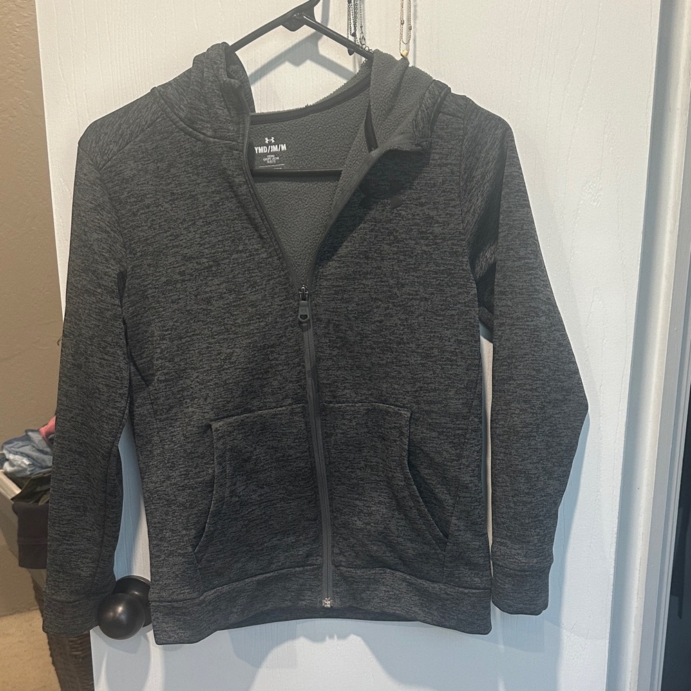 Under Armour Kids Gray Zip-Up Hoodie